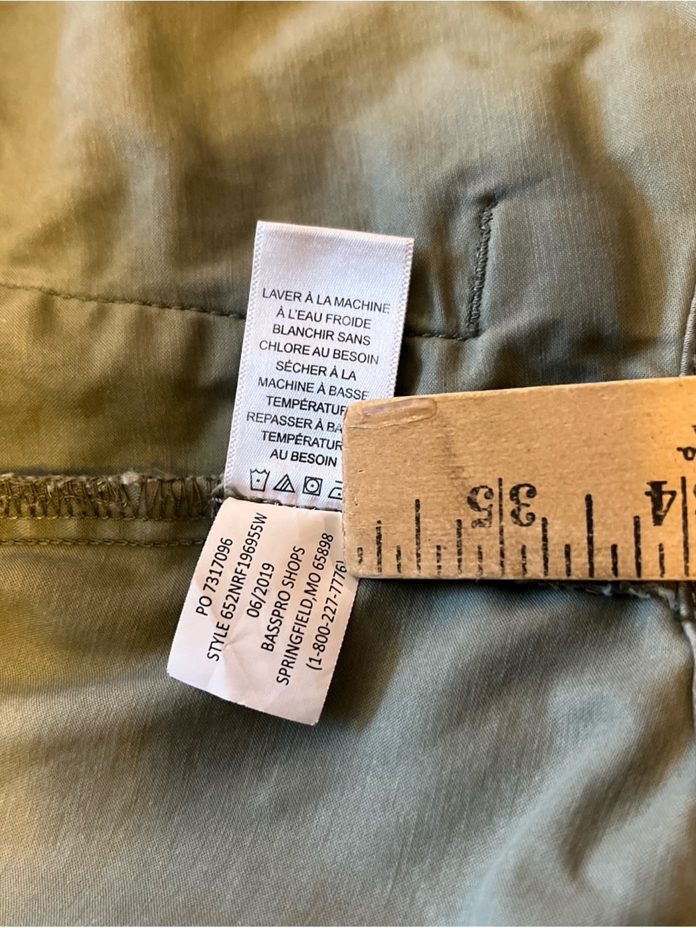 Natural Reflections Utility Jacket Olive Green Aztec Design 98% Cotton Women 2X - Picture 6 of 12